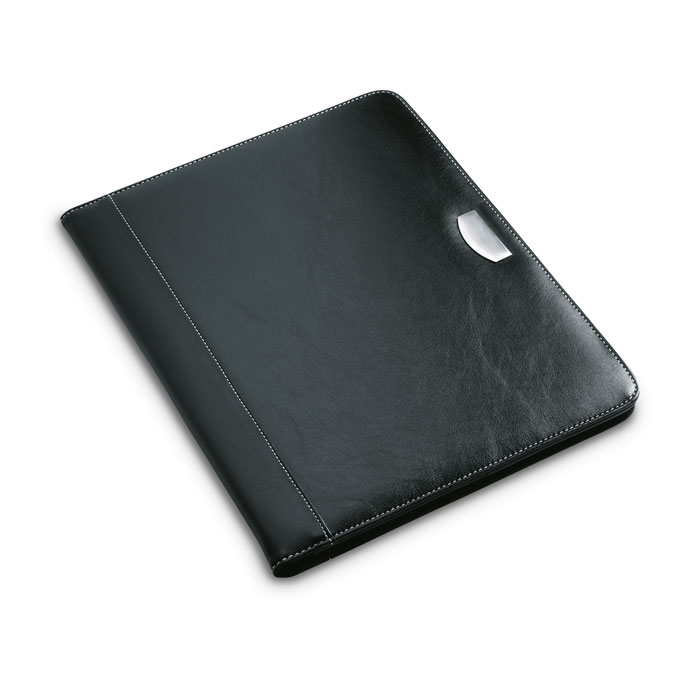 PU portfolio with 20-page notepad with your logo