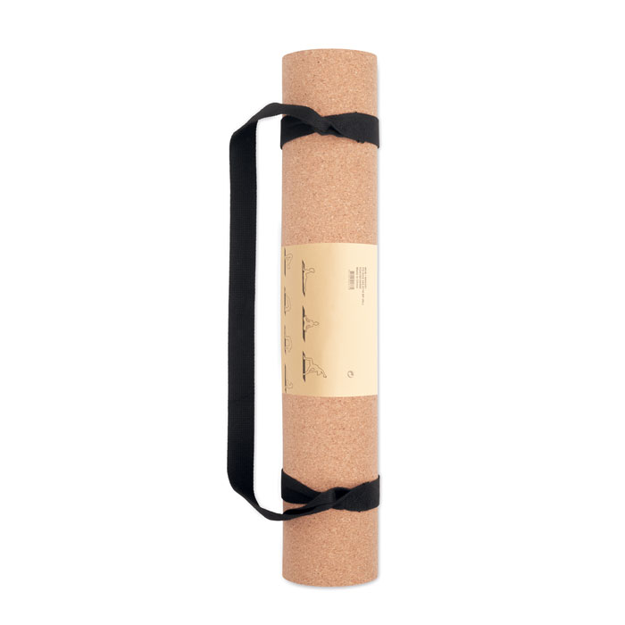 Cork yoga mat with your logo