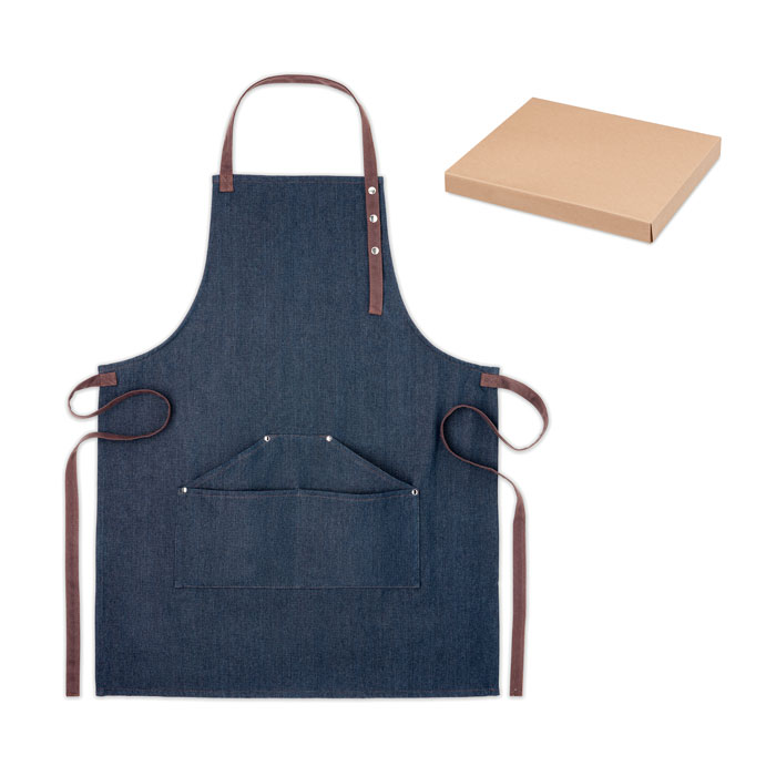 Denim apron 240 gr/m² with your logo