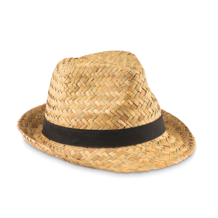 Natural straw hat with your logo