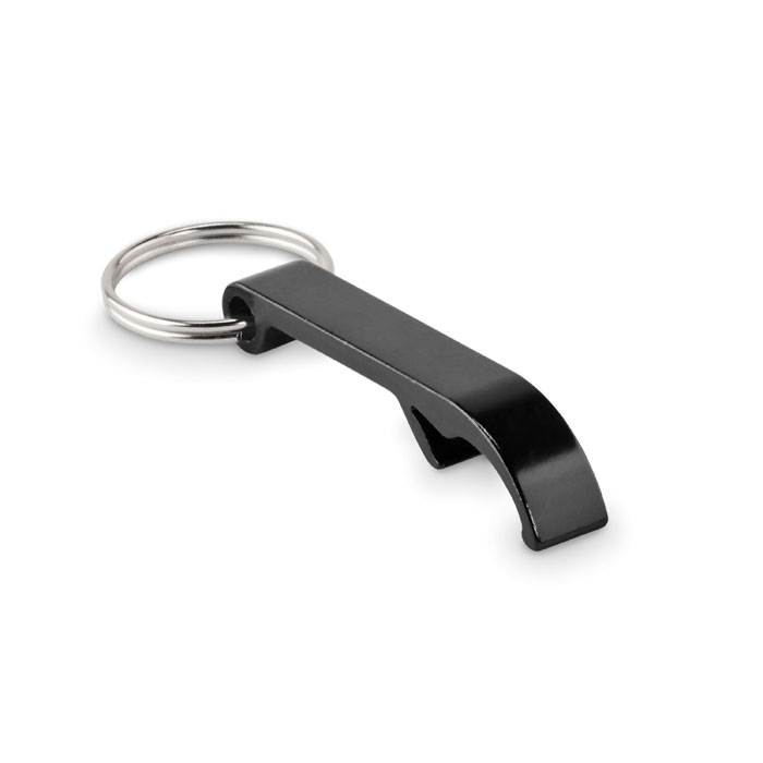 Recycled aluminium key ring with your logo