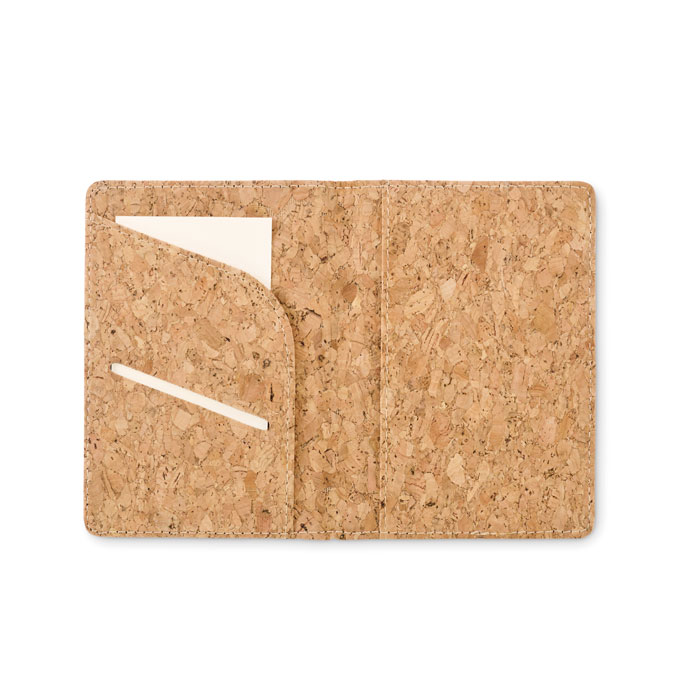 Cork passport holder with your logo
