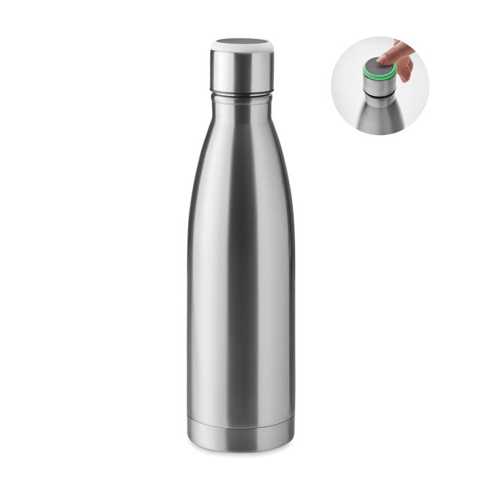 Double wall bottle 500 ml hydration reminder with your logo