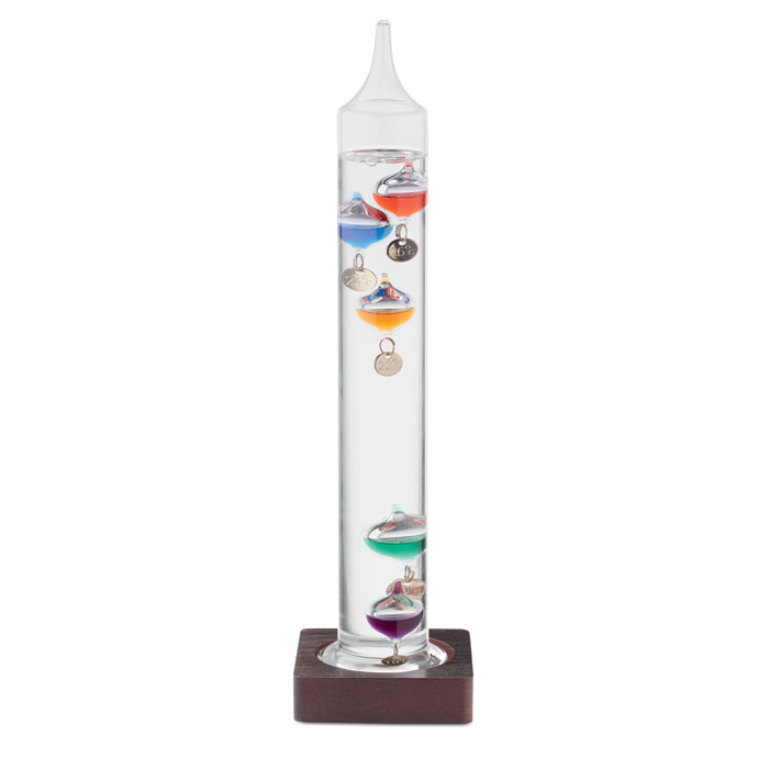 Galileo thermometer 28 cm with your logo