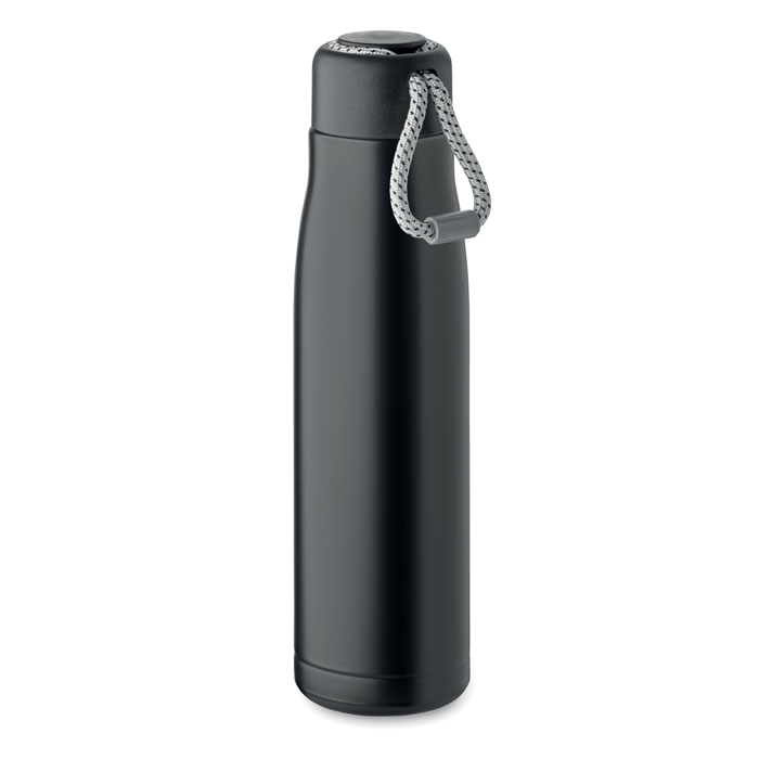 Double wall bottle 500 ml cord lid with your logo