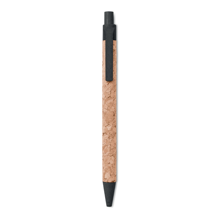Cork and wheat straw ball pen with your logo