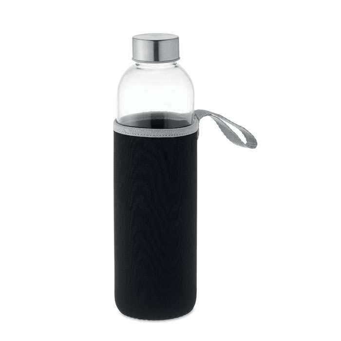 Glass bottle 750 ml in pouch with your logo