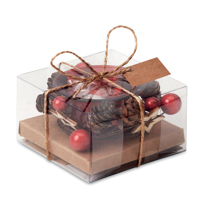 Christmas candle holder with your logo