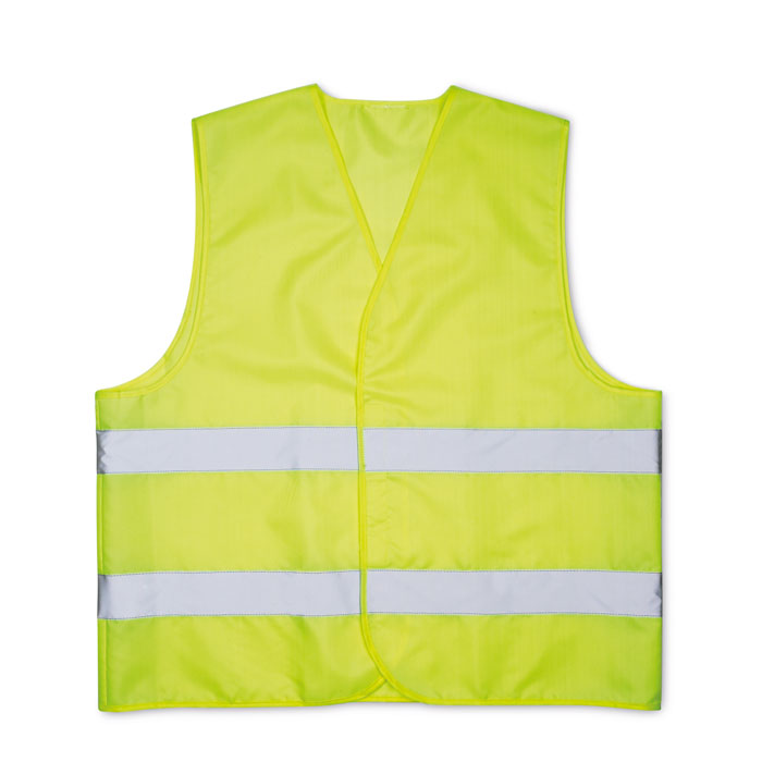 Knitted material waistcoat with your logo