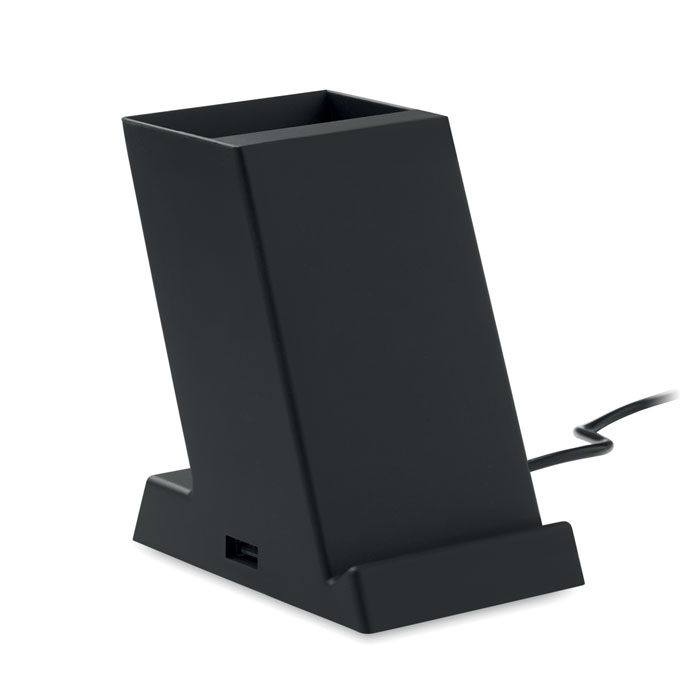 Wireless charger with pen holder 15W with your logo