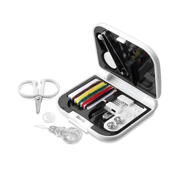 Compact sewing kit with your logo