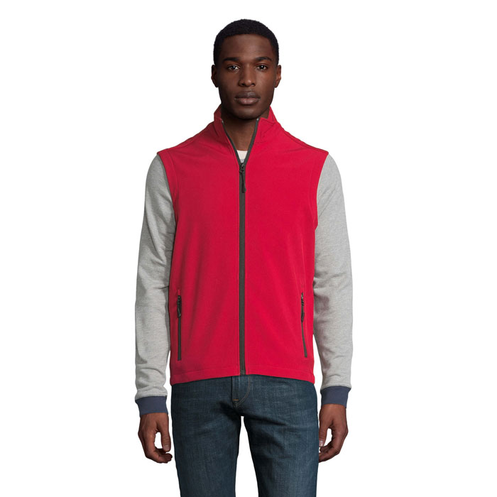 Men's softshell bodywarmer with your logo