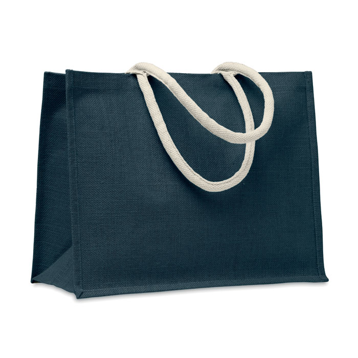 Jute bag with cotton handle with your logo