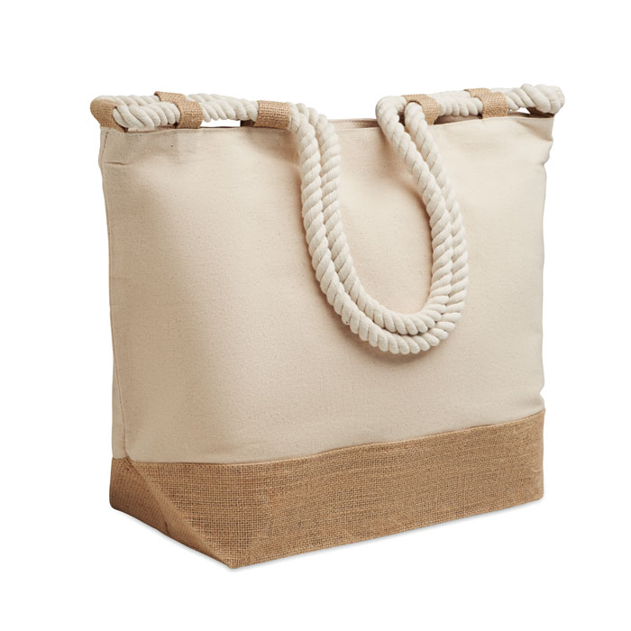 Canvas beach bag with your logo