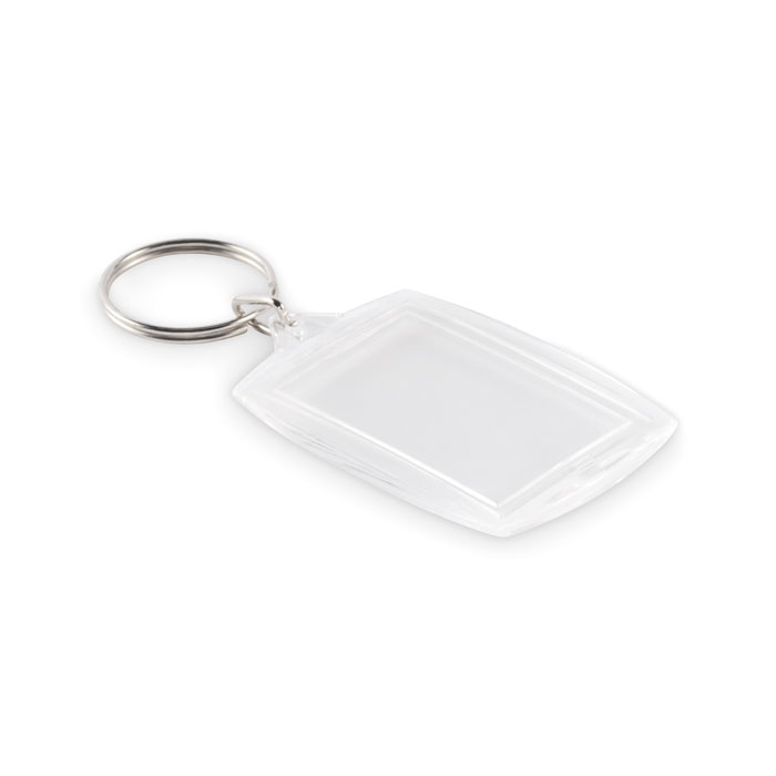 Classic acrylic keyring with your logo