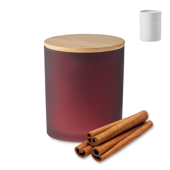 Plant-based wax candle 280 g with your logo