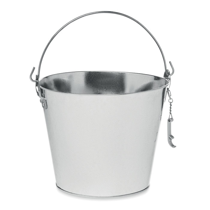 Metal beer bucket 4 L with your logo