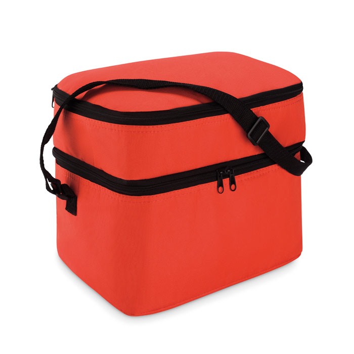 Cooler bag with 2 compartments with your logo