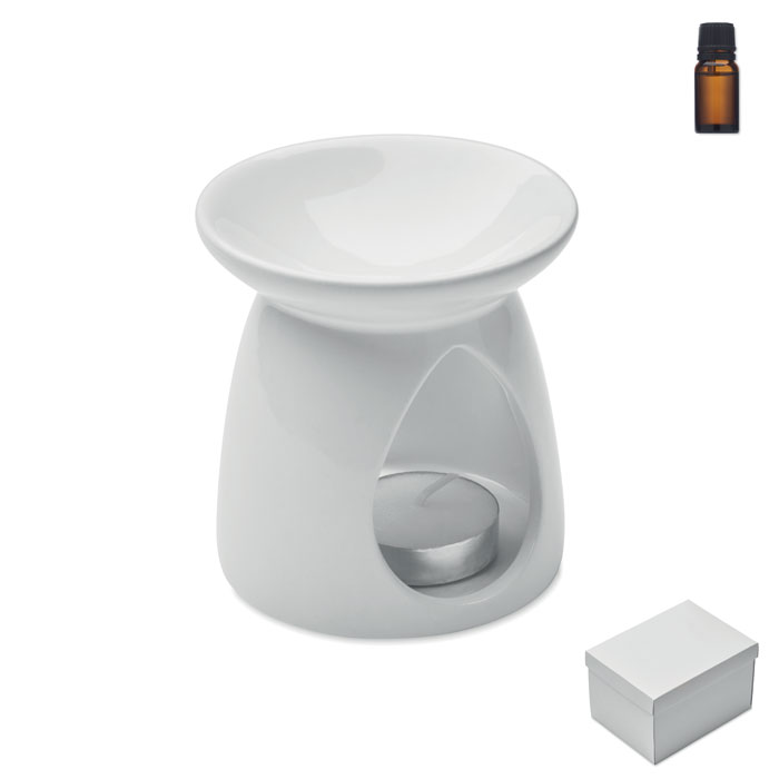 Vanilla aroma burner set with your logo