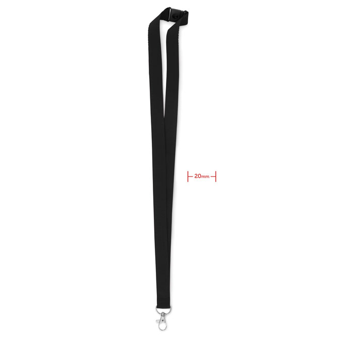 Lanyard with metal hook 20 mm with your logo