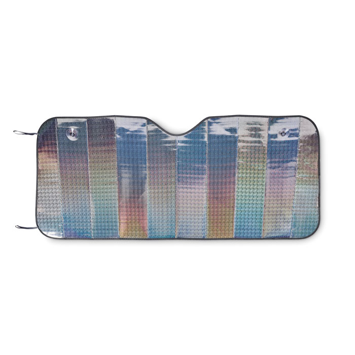 Foldable windscreen sunshade with your logo