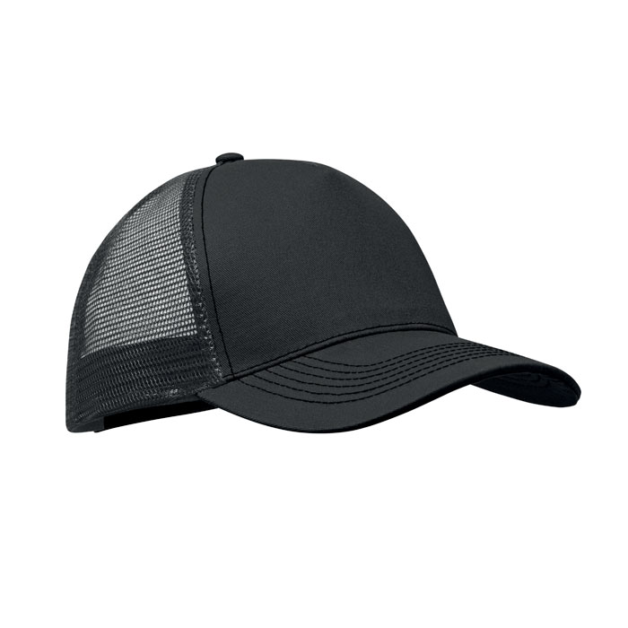 5-panel cotton trucker cap with your logo