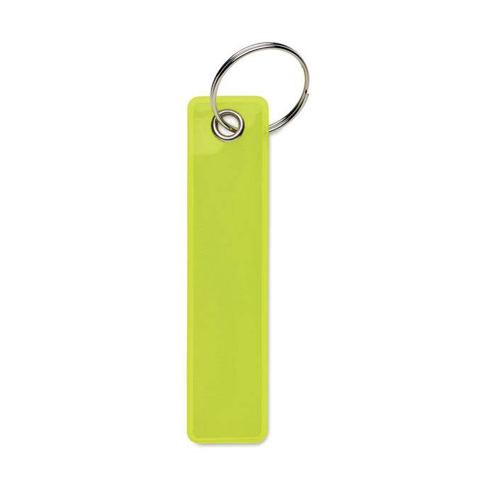 Reflective key ring in PVC with your logo
